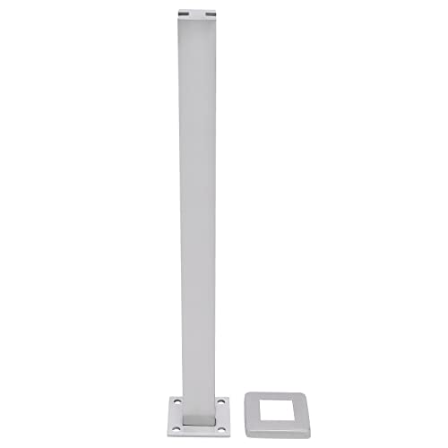 Glass Railing Post, 35.8in 304 Stainless Steel Balustrade Middle Post Indoor & Outdoor Guardrails Glass Stair Railing Post System for Balustrade Balcony Deck Stairs