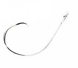 Eagle Claw L198G-2/0 Lazer Circle Trot Line Big Eye Hook, Sea Guard Finish