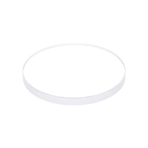 HARFINGTON Watch Clear Crystal Lens Glass 27.5mm Dia. 2.5mm Thick Round Flat Mineral High...