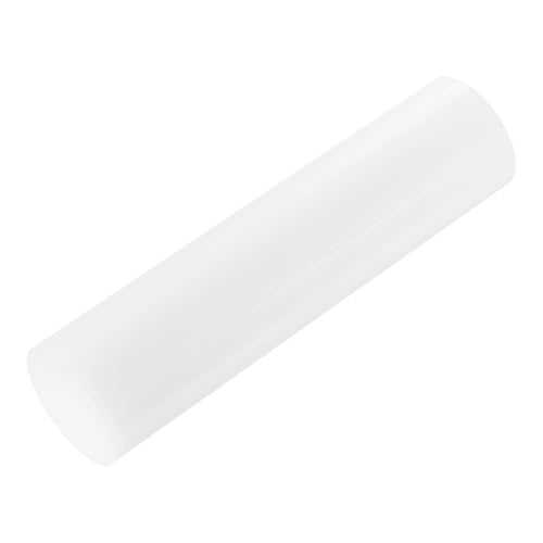 Image of MECCANIXITY ABS Plastic Rod Round Solid Bar 50 mm x 200mm White for DIY Model Material, Architectural Model Making, DIY Sand Table, Pack of 1