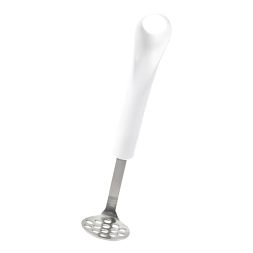 Herramienta de prensado de puré de acero inoxidable de acero inoxidable | Herramienta de prensapuré de patatas de metal,Prensapuré de mano, herramienta de cocina, lavable en lavavajillas, para h