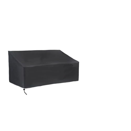 Housse de canapé d'extérieur bâche imperméable canapé de jardin noir 147 cm
