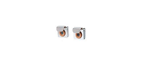 Image of CRL 50655B Nickel Plated E-Z Mount Mirror Clips - Bulk Package of 50 Sets