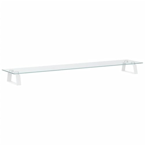 Support de moniteur blanc pour éviter le mal de dos sur bureau - 7