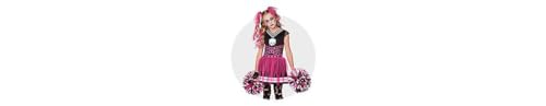 Disfraz completo de animadora zombie para niñas, talla small miniatura 3