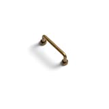 Goo-Ki 6 Pack 2 1/2'' Center to Center Antique Brass Cabinet Bar Pulls Vintage Drawer Handles Closet Classic Retro Home Kitchen Improvement Hardware