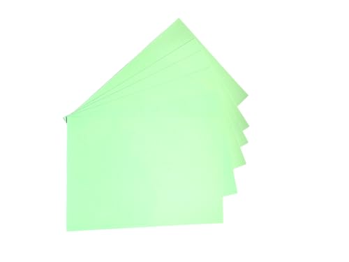 House of Card & Paper A4 80 GSM Coloured Paper - Pale Green (Pack of 50 Sheets) HCP56
