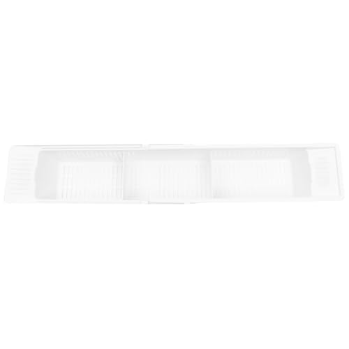 HIAKDOFT Estante de Bañera Retráctil Antideslizante para Almacenamiento de Juguetes y Accesorios de Baño Organizador Blanco Multifuncional para Ducha y Baño