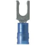 Panduit, PNF14-6LF-M, Locking Fork Terminal Nylon Insulated Funnel Entry 18-14 AWG #6 Stud Size Bulk Package. (1000 Item/s)