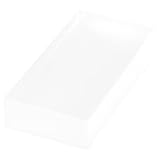 ULTECHNOVO Rectangular Frosted Light Refraction Block for Physics Experiments Educational Use Optical Measurement Tool for Classrooms and Labs