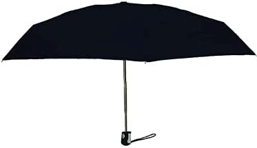 RainTamer 3425BL Mini Auto Open & Close Umbrella, Black - 42 in.