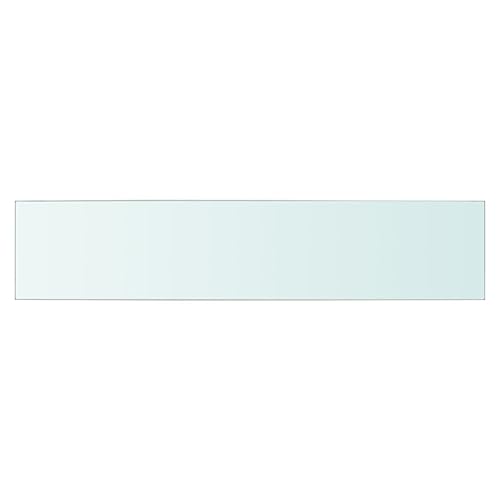 Estantería de pared de cristal transparente de 70 x 15 cm para salón 3