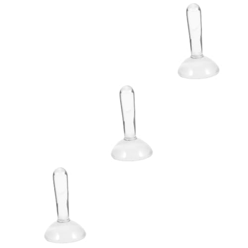 KALLORY 3pcs Homemade Pigment Supply Paint Grinding Supply Paint Pestle Manual