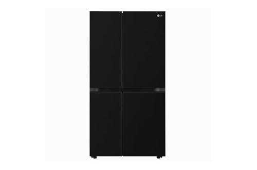 Image of LG 650L Side-by-Side Refrigerator 3-Star GL-B257JWB3 Convertible, Multi-Air Flow, Auto Smart Connect, Western Black