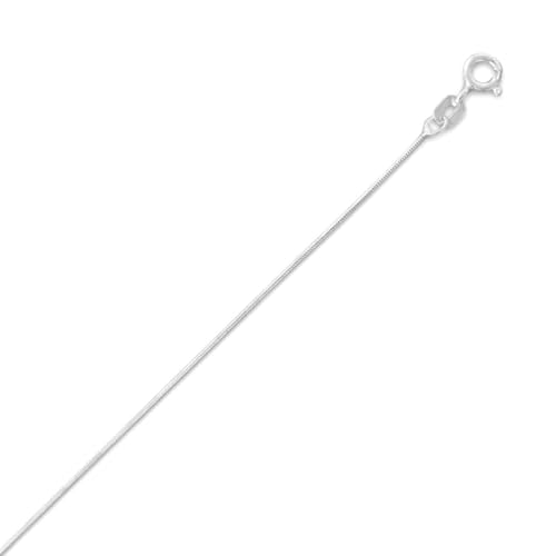 Chaîne serpent argent 925 haut de gamme 0,8 mm, un bijou durable pour homme et femme