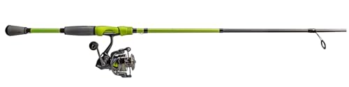 Lew's Lew's MACH 2 7'0" Combo de Caña y Carrete Spinning IM8 Grafito Mango Ultra Winn Dri-Tac Ambidiestro Negro/Verde miniatura 2