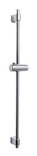 Barre de douche 75 cm Dm. 18 mm avec fixation et patins coulissants