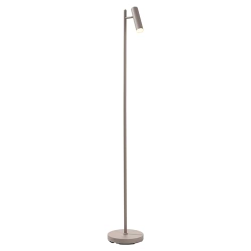 casa NOVA LED-Stehlampe - H 145 cm - 1-flammig - Sandfarben - Metall - dimmbar