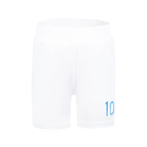 Image of Unisex Kids Soccer Jersey and Shorts Kit 2-Piece Set Boys Girls Football Outfits for Little Athlete 2-14 Years