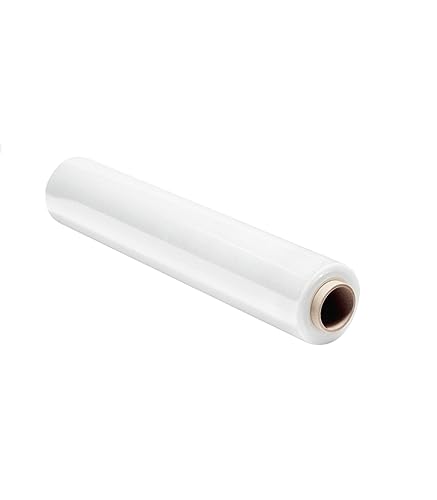 TEMPO DI SALDI Manuelle Stretchfolie, 1 Rolle, weiße Folie, 1,8 kg, Höhe 50 cm