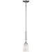 Thomas Lighting TC0008117 Wright 1-Light Mini Pendant in Matte Nickel