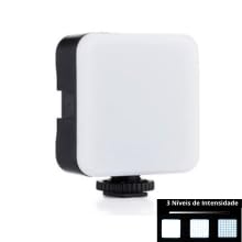 Tripé Suporte de Celular Gravação 5 em 1 com Ring Iluminação Led Microfone Vídeo Vlog Bluetooth Esta