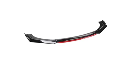 Lèvre de pare-chocs avant IS350 spoiler voiture finition gloss black et rouge