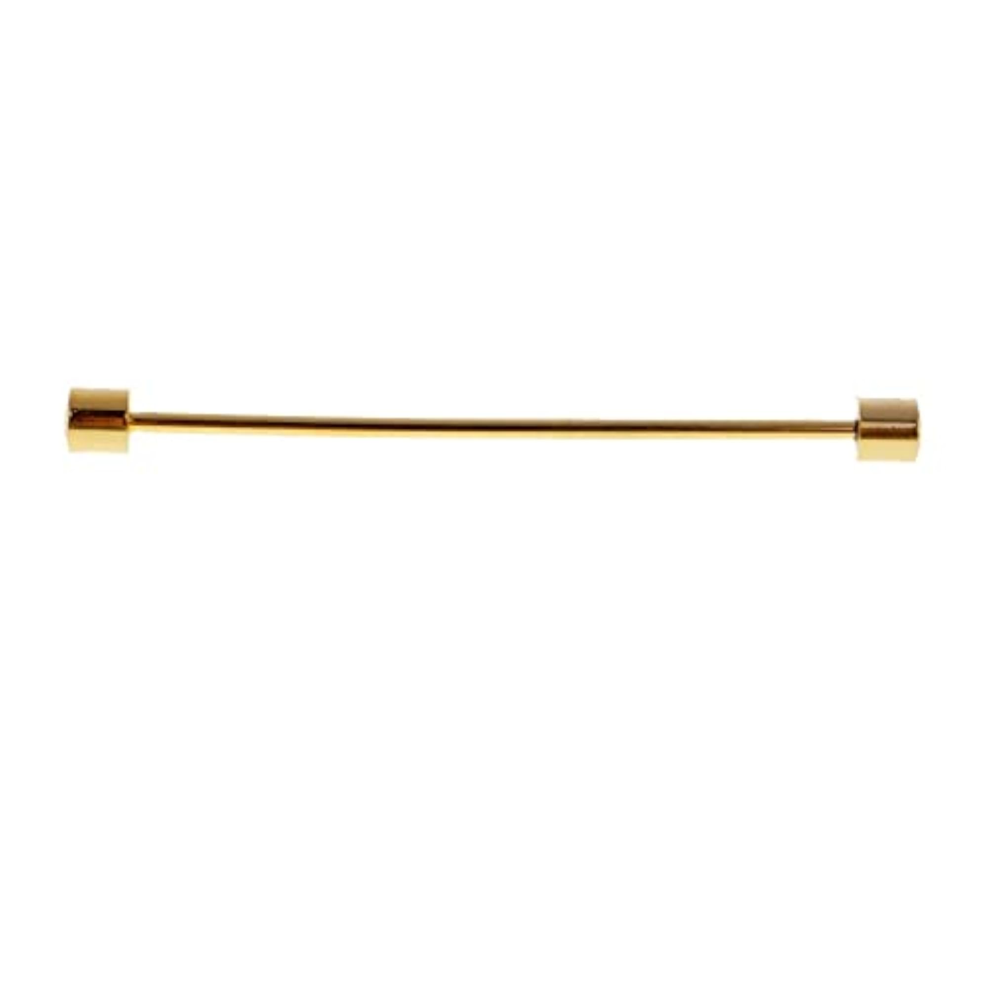 Men's Gift Cylinder Shirt Collar Clip Bar Pin Tie Brooch