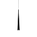 Kuzco Lighting 401215BK-LED Mina - 9W LED Cone Pendant-24 Inches Tall and 2.75 Inches Wide, Finish Color: Black