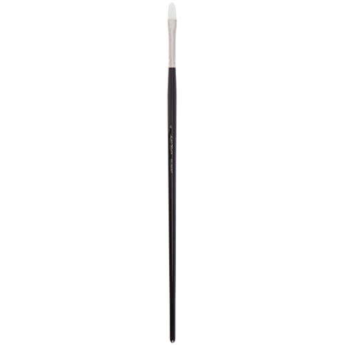Hobby Lobby Premium White Taklon Filbert Paint Brush - Size 4