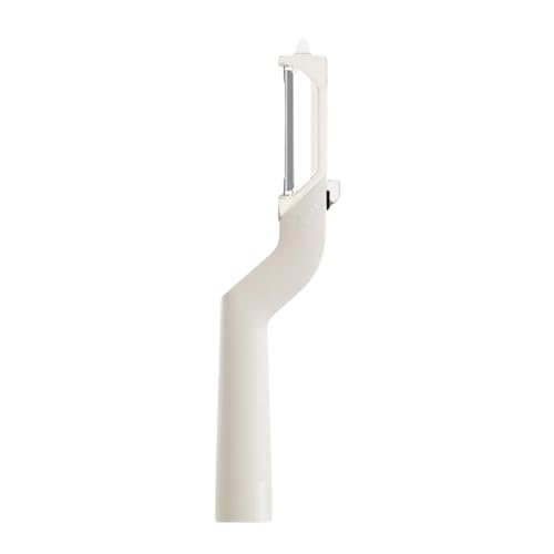 Niesel Pelador para la cocina, pelador de patatas giratorio, pelador de zanahoria giratorio, cortador de acero inoxidable, mango ergonómico, pelador con quitamanchas para frutas y frutas