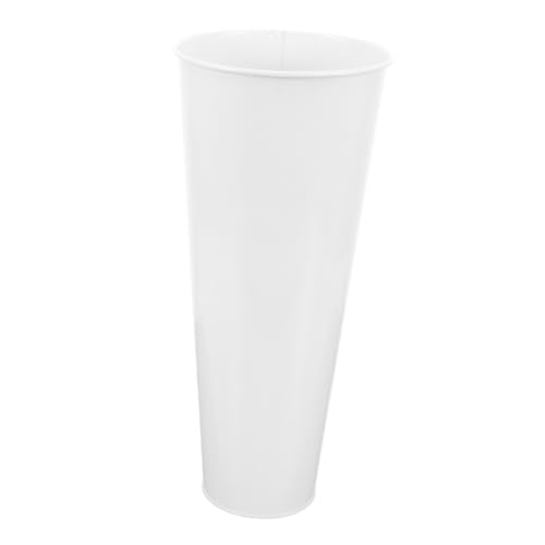 Rangement d'Ombrelles Pliantes Cabilock Seau en Fer Blanc Grosse Capacité Déco Vintage