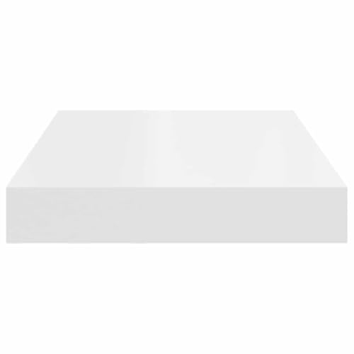 Étagère flottante blanche compacte pour optimiser vos murs sans perçage visible - 8