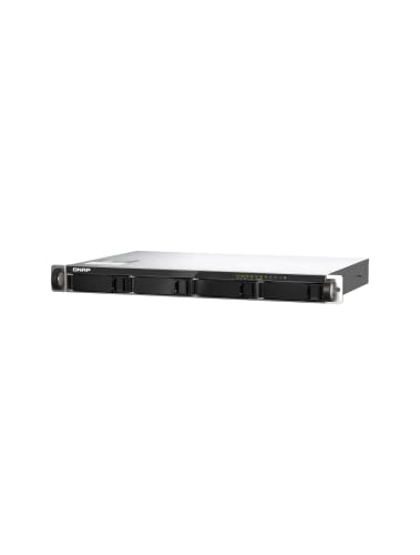 Image of QNAP TS-435XeU-4G-US 4 Bay High-Speed Short Depth Rackmount NAS with M.2 NVMe SSD, Quad Core Marvell Octeon CPU, 4GB DDR4 Memory, Dual 2.5GbE (2.5G /1G /100M) and 10GbE Network Connectivity (Diskless)