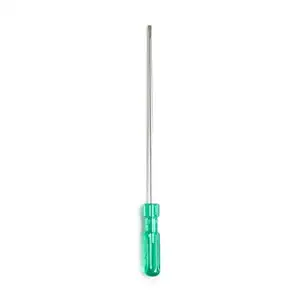 Taparia 833 Steel (4.0 x 0.6mm) Flat Tip Screw Driver (Green and Silver)