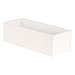 Make Market 12” Rectangular Wood Box Decorative Box for Crafts, Art Supplies, Organization - Whitewash, 1 Pack