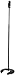 K & M One-Hand Mic Stand - Stackable Round Base
