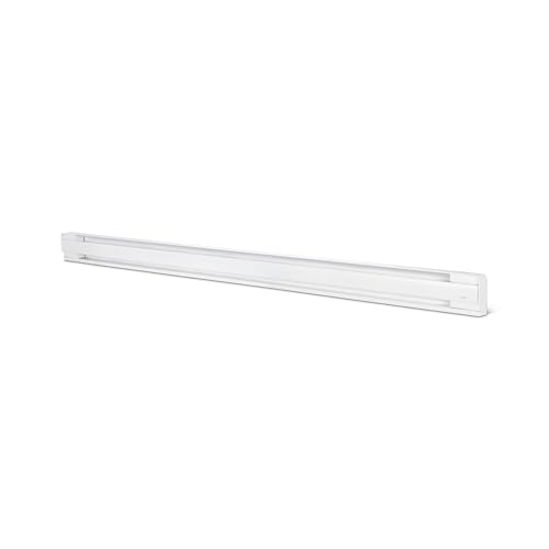 Stelpro Brava Electric Baseboard Heater 2000W / 240V (1500W / 208V) 96 L 5 7/8 H Rounded Corners Durable Steel Convection Heater for Spacious Rooms (AB82002W) White