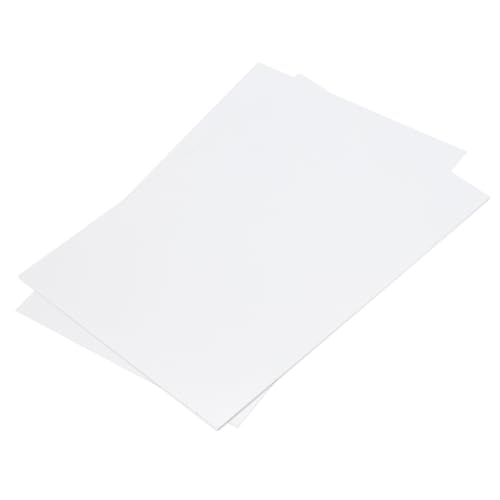 Image of MECCANIXITY White ABS Plastic Sheet 10 x 6 x 0.04 Inch for Building Model, DIY Crafts, Panel, Pack of 2 Pcs