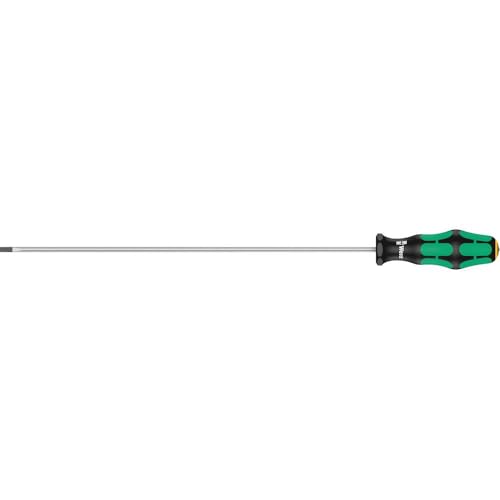 Image of Wera 05008027001 Kraftform Plus 335 Slotted Screwdriver, 4mm Head, 12 inch Blade Length