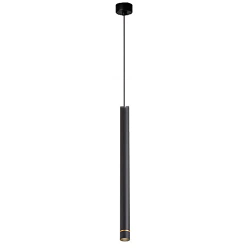 Lustre de la cuisine moderne LED éclairage plan de travail tube noir
