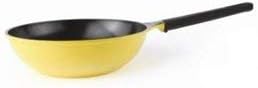 28cm Induction Wok , Yellow
