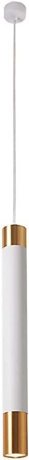 Suspension linéaire LED 3W minimaliste noire et or pour îlot de cuisine