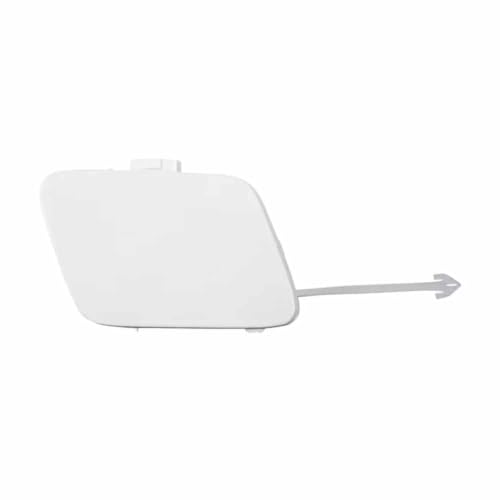 MINGRUILIHAI für Audi A4 B9 2017-2019 Auto Frontstoßstange Abschlepphaken Abdeckung, Abschleppöse Haken Abdeckung Kappe ABS Schleppen Anhänger Deckel,B/White