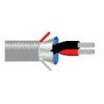 Shielded Multi-Conductor Cable Tape Polyvinyl Chloride 2Conductors 20AWG 5.48mm 300VAC Chrome Polyvinyl Chloride 152.4m