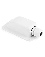 QWORK® 1 Stück Dachdurchführung IP68 Wasserdicht ABS Solar 1 Fach Kabeldurchführung für Solarsatellit Klimaanlage Wohnmobil Wohnwagen Boot, Weiß