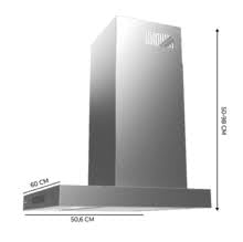 Cecotec Campana Extractora 60 cm Flux TT 608000 Glass Black A++, Clase A, 165W, Fuerza de succión de 800 m³/h, Acabado inoxidable, Control táctil, Hand Movement Control, Delay Funtion, Iluminación LED