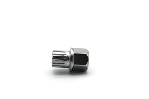 Image of TEMO 58 /13Pt Wheel Lock Lugnut Anti-Theft Lug Nut Screw Removal Key Socket S3057 for Vw Audi
