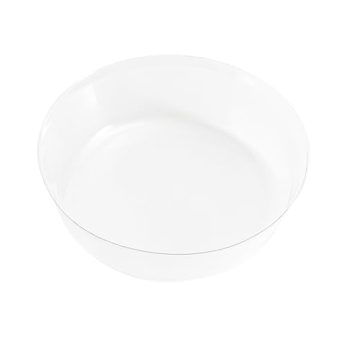 Neustein Schirmständer mit modernem Design aus Metall, rund schwarz, für Heim und Büro, Design-Ständer, 2 Haken, 2x Wasserauffangschale herausnehmbar, 49cm hoch, 19cm Durchmesser, Regenschirmständer