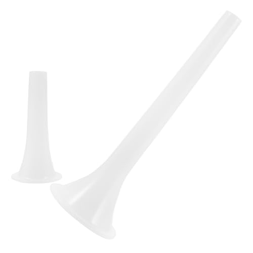 TOYANDONA 2 Pièces Tube à Saucisse Plastique pour Hachoir à Viande Électrique Entonnoir de Remplissage Facile à Nettoyer pour Fabrication Maison de Saucisses